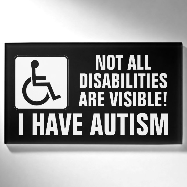 Autism Awareness Name Tag (Front)