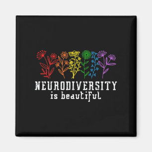 Autism Awareness Neurodiversity Is Beautiful Adhd  Magnet