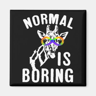 Autism Awareness Normal Is Boring Infinity Symbol Magnet