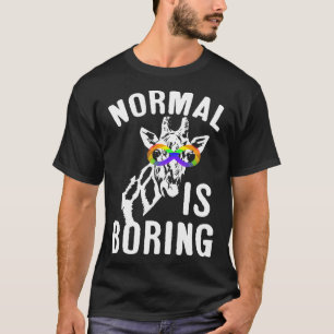 Autism Awareness Normal Is Boring Infinity Symbol T-Shirt