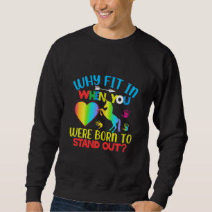 Autism awareness, Overcoming behavioural challenge Sweatshirt