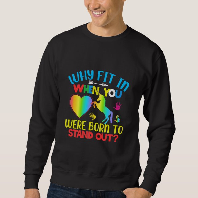 Autism awareness, Overcoming behavioural challenge Sweatshirt (Front)