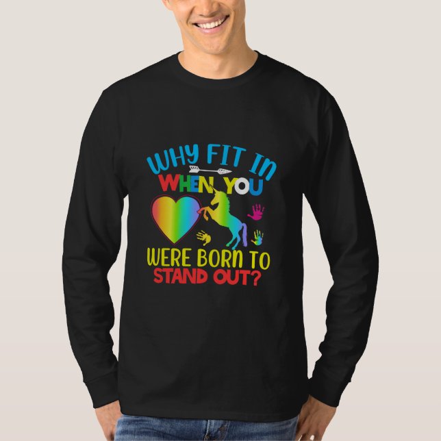 Autism awareness, Overcoming behavioural challenge T-Shirt (Front)