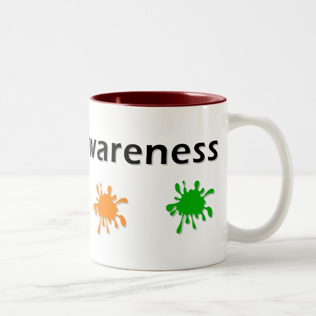 Autism  Awareness Paint Mug (Right)