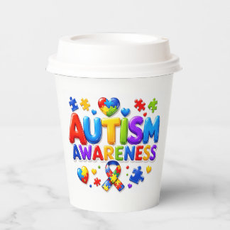 Autism Awareness Paper Cups