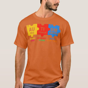 Autism Awareness Periodic Table (2) T-Shirt