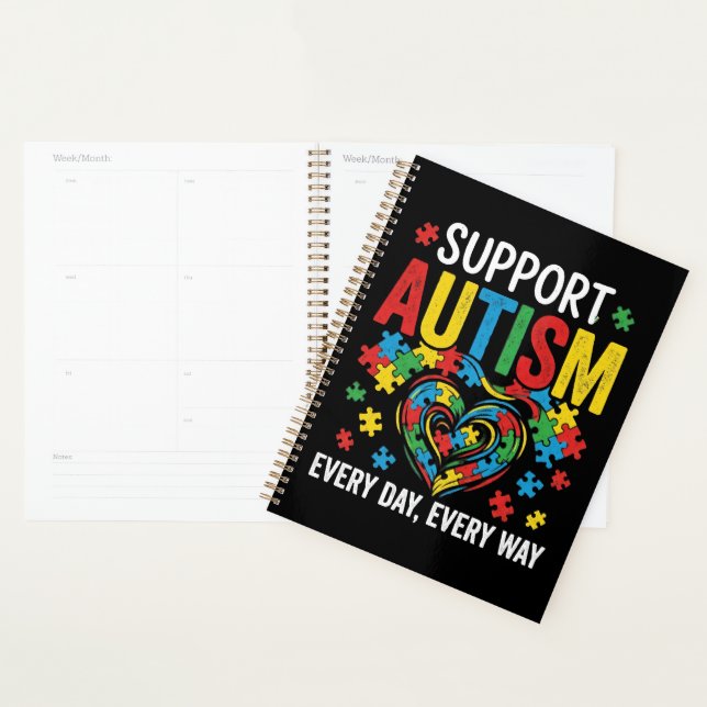 Autism awareness planner (Display)