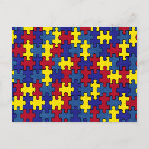 autism awareness postcard