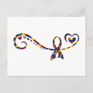 autism awareness postcard