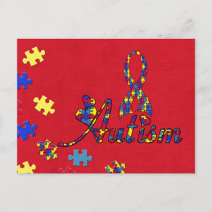 autism awareness postcard