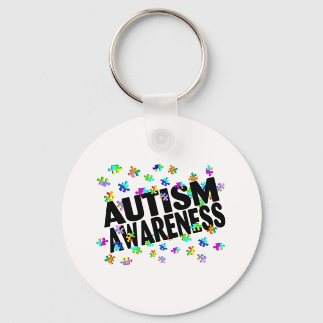Autism Awareness (PP) Key Ring (Front)