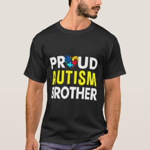 Autism Awareness Proud Autism Brother T-Shirt