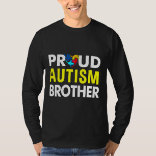 Autism Awareness  Proud Autism Brother T-Shirt