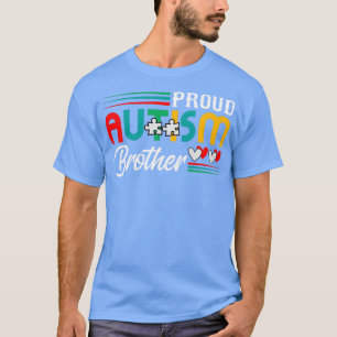 Autism Awareness Proud Brother Autism Awareness Fa T-Shirt