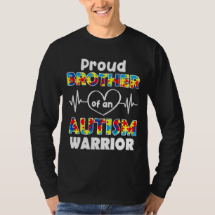 Autism Awareness Proud Brother Of An Autism Warrio T-Shirt