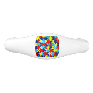 Autism Awareness-Puzzle by Shirley Taylor Ceramic Drawer Pull