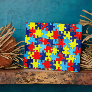 Autism Awareness-Puzzle by Shirley Taylor Plaque