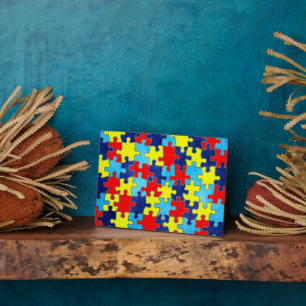 Autism Awareness-Puzzle by Shirley Taylor Plaque
