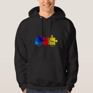 Autism Awareness Puzzle Chemical Element Hoodie