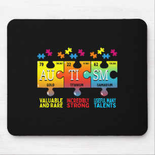 Autism Awareness Puzzle Chemical Elements  Mouse Pad