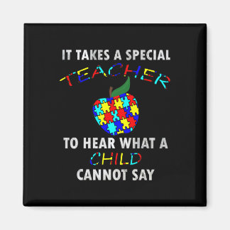 Autism Awareness Puzzle Design Support Special Ed  Magnet