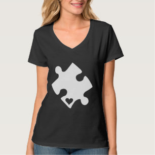 Autism Awareness Puzzle Heart Piece  T T-Shirt
