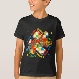 Autism awareness puzzle in april wear blue sped T-Shirt