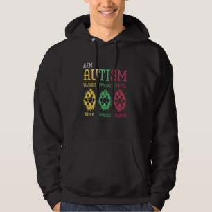 Autism Awareness Puzzle Periodic Table Elements Au Hoodie