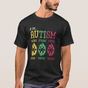 Autism Awareness Puzzle Periodic Table Elements Au T-Shirt