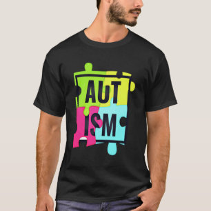 Autism Awareness Puzzle Pocket Women Men Kid T-Shirt