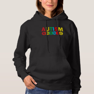 Autism Awareness Puzzle Ribbon Proud Autism Nonnie Hoodie