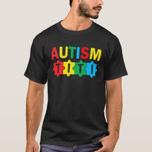 Autism Awareness Puzzle Ribbon Proud Autism Titi T-Shirt