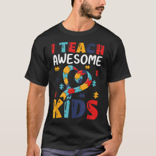 Autism Awareness Puzzle Special Education Teacher T-Shirt
