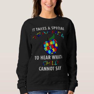 Autism Awareness Puzzle Support Special Ed Teacher Sweatshirt