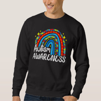 Autism Awareness Rainbow Puzzle Family Matching Ap Sweatshirt