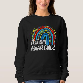 Autism Awareness Rainbow Puzzle Family Matching Ap Sweatshirt