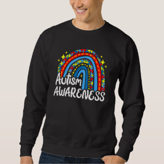 Autism Awareness Rainbow Puzzle Family Matching Ap Sweatshirt