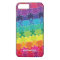 Autism Awareness Rainbow Puzzle Pieces