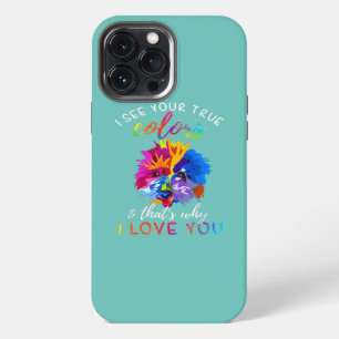Autism Awareness s I See Your True Colours Dog  iPhone 13 Pro Max Case