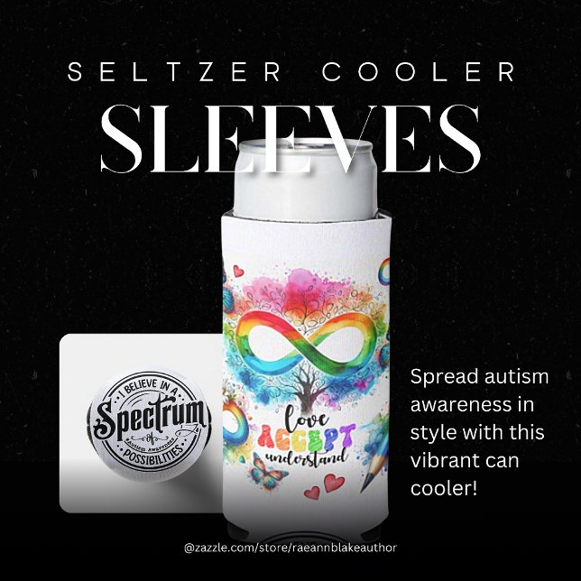 Autism Awareness Seltzer Can Cooler (Creator Uploaded)