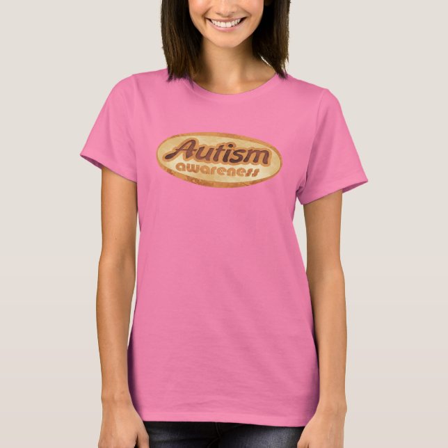 Autism Awareness Shirt (Oval-R1) (Front)