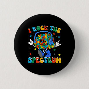 Autism Awareness Shirts Autistic Boys I Rock The S 6 Cm Round Badge
