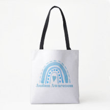 Autism Awareness, Shoulder Tote