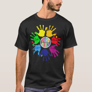 Autism Awareness Sign Language Hand Puzzle Suppor T-Shirt