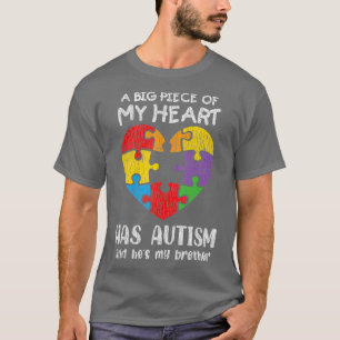Autism Awareness Sister Brother Autistic Kids Awar T-Shirt