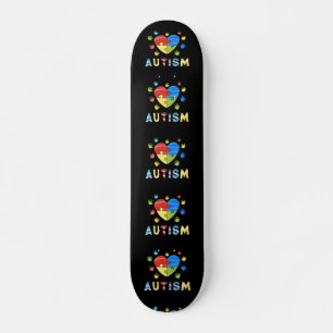 Autism awareness skateboard