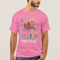 Autism Awareness Sloth Hold On To Your Uniqueness