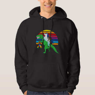 Autism Awareness Sloth Unicorn Rex Dinosaur Hoodie