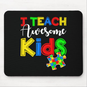 Autism Awareness Special Ed Teacher T Shirt  Mouse Pad