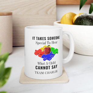 Autism Awareness Special Education Teachers Custom Large Coffee Mug